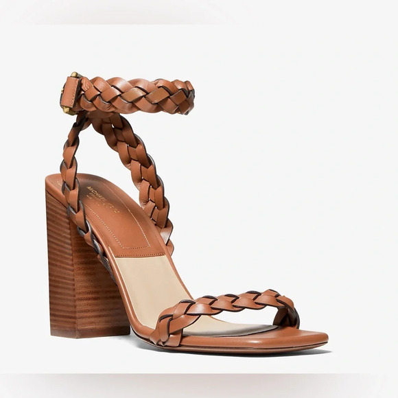 Michael Kors Collection made in Italy pippa woven leather sandal - Picture 3 of 9